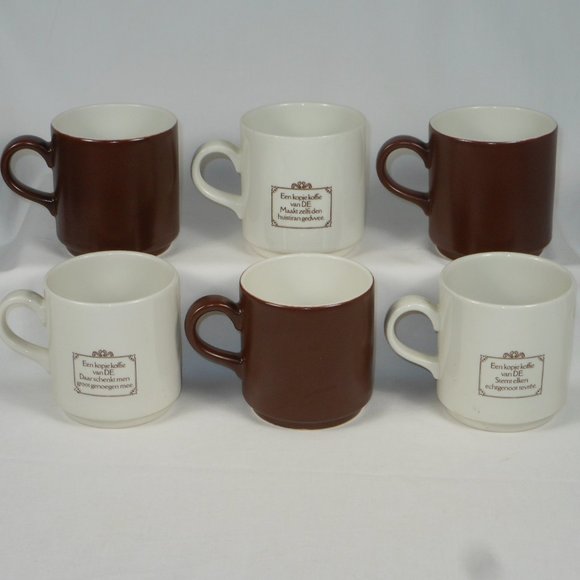 6 rare vintage tea cups. Villeroy & Boch SEPTONTAINES - Picture 2 of 12